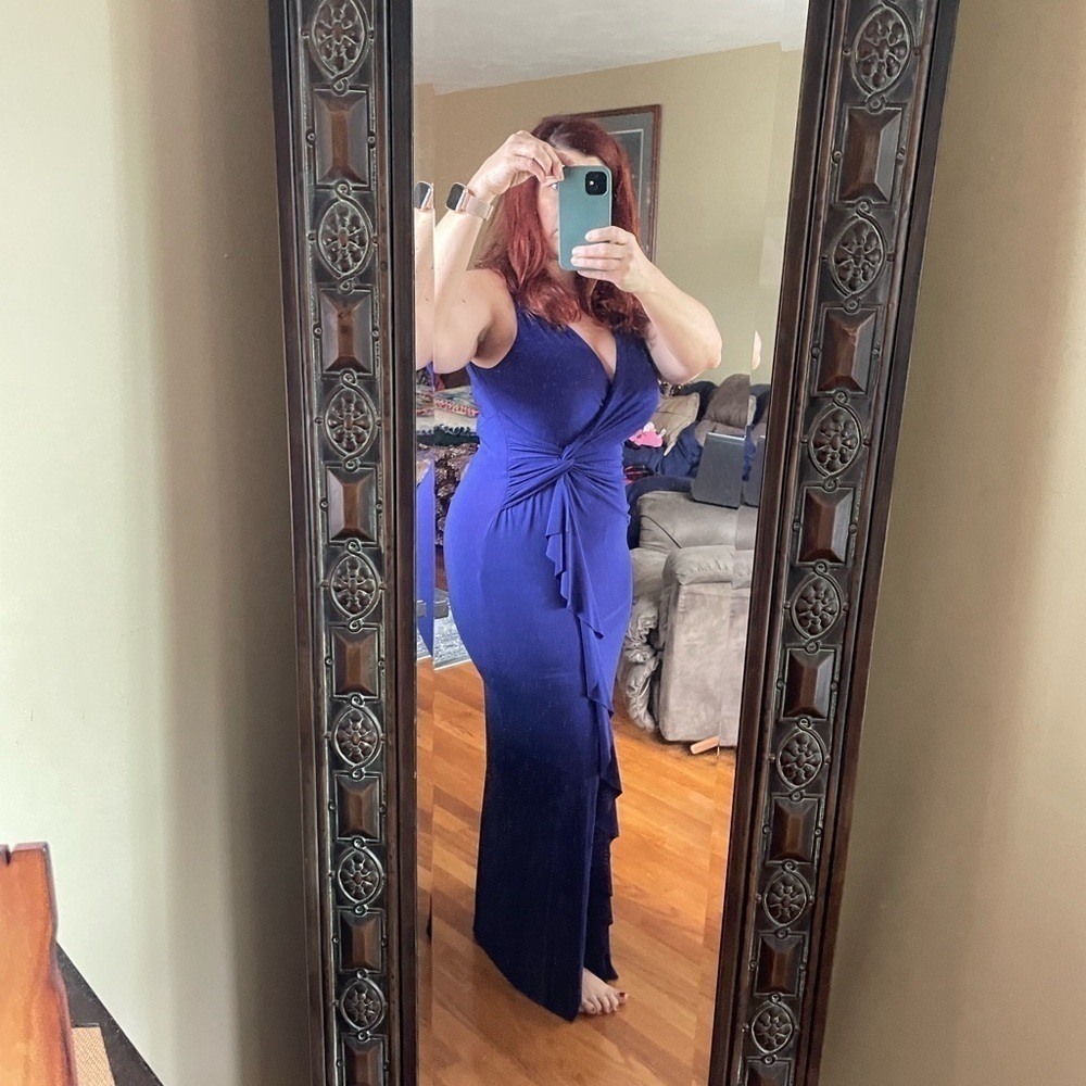 Ralph Lauren evening dress, size 10 petite - Picture 5 of 7